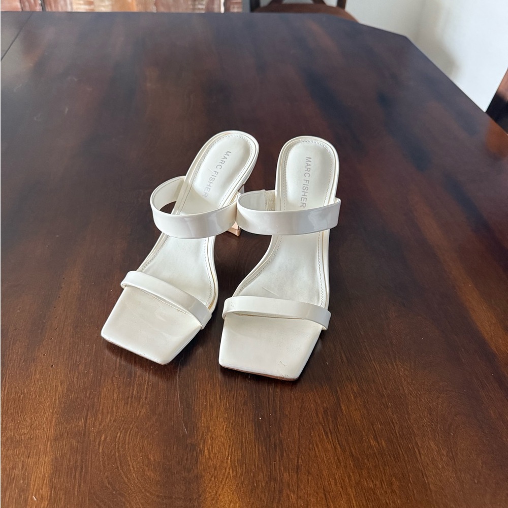 White Marc Fisher Women's Sandals
